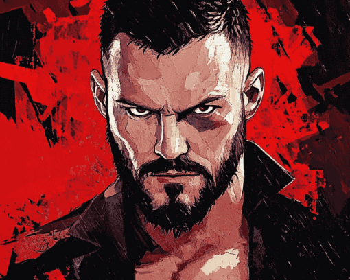 Popular Finn Balor Wrestler Diamond Painting