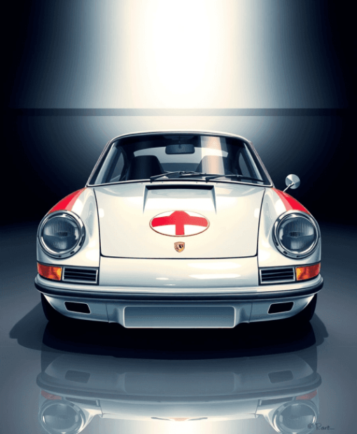 Porsche 911 Martini Diamond Painting