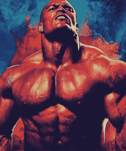 Powerful Bobby Lashley WWE Diamond Painting