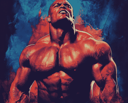 Powerful Bobby Lashley WWE Diamond Painting