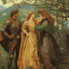 Pre Raphaelite Villages Diamond Painting