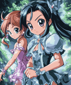 Pretty Cure Anime Characters Diamond Painting