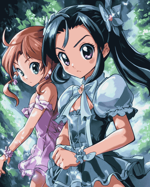 Pretty Cure Anime Characters Diamond Painting