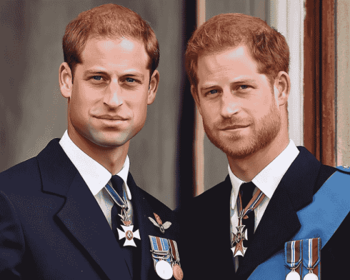 Prince William and Harry Famous Diamond Painting