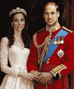 Prince William and Kate Diamond Painting