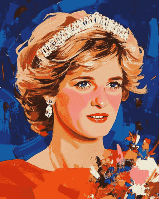 Princess Diana Famous Figure Diamond Painting