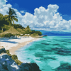 Pristine Cebu Beaches Diamond Painting