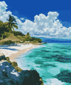 Pristine Cebu Beaches Diamond Painting