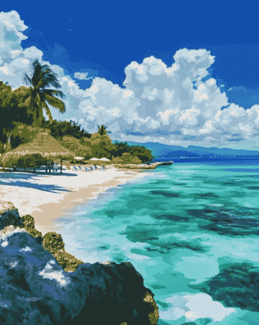 Pristine Cebu Beaches Diamond Painting