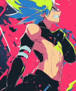 Promare Anime Galo Thymos Diamond Painting