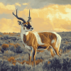 Pronghorn Wildlife Diamond Painting