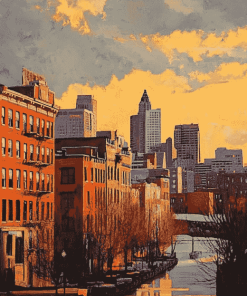 Providence Cityscape Diamond Painting