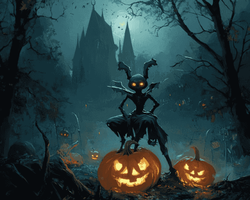 Pumpkin King Halloween Diamond Painting