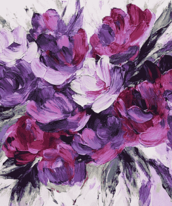 Purple Blossoms Diamond Painting