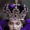 Purple Crown Queen Diamond Painting