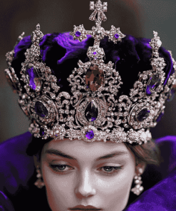 Purple Crown Queen Diamond Painting