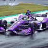 Purple Indy Car Racing Diamond Painting