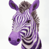 Purple Zebra Diamond Painting