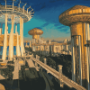 Queens Worlds Fair Monuments Diamond Painting