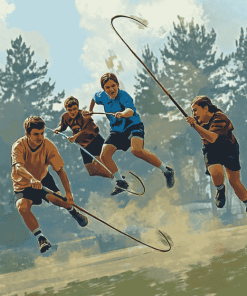 Quidditch Brooms Diamond Painting