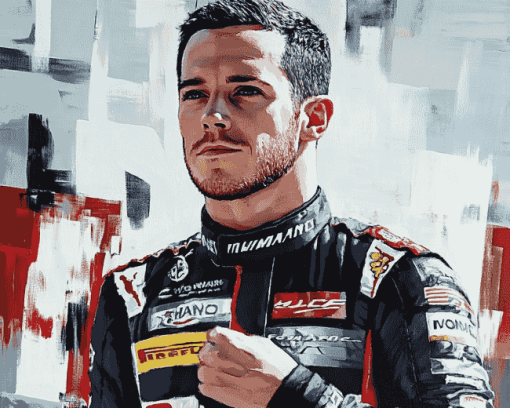 Racing Star Alex Bowman Diamond Painting