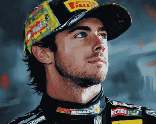 Racing Star Ryan Blaney Diamond Painting