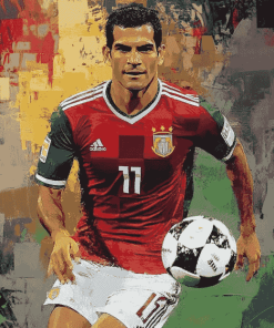 Rafael Marquez Football Legend Diamond Painting