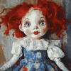 Raggedy Doll Animation Diamond Painting