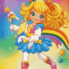 Rainbow Brite Cartoon Diamond Painting