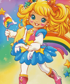 Rainbow Brite Cartoon Diamond Painting