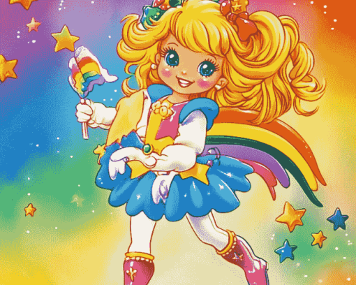 Rainbow Brite Cartoon Diamond Painting