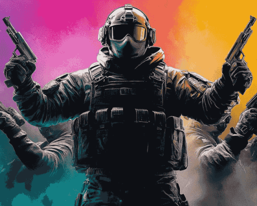 Rainbow Six Siege Animation Diamond Painting