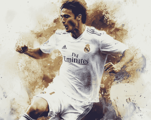 Raul Gonzalez Football Legend Diamond Painting