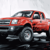 Red Ford Ranger 2007 Truck Diamond Painting