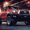 Red Toyota Hilux Truck Diamond Painting