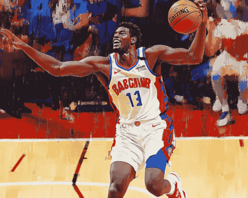 Reggie Jackson Basketball Legend Diamond Painting