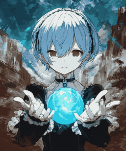 Rem Re Zero Anime Diamond Painting