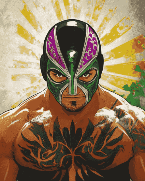 Rey Mysterio WWE Legend Diamond Painting