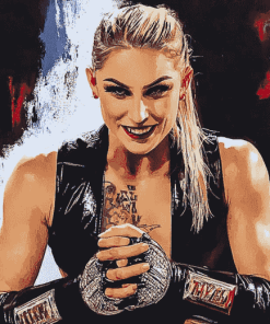 Rhea Ripley WWE Diamond Painting