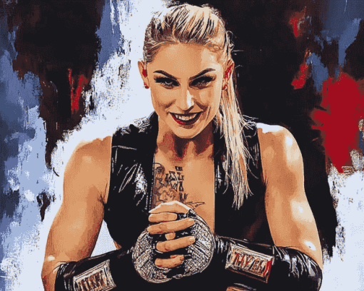 Rhea Ripley WWE Diamond Painting