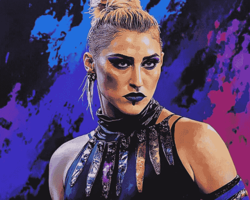 Rhea Ripley WWE Star Diamond Painting