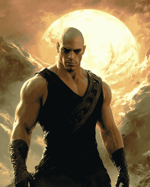 Riddick Movie Scene Diamond Painting