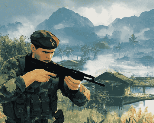 Rising Storm 2 Vietnam Game Diamond Painting