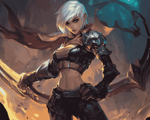 Riven Online Game Character Diamond Painting