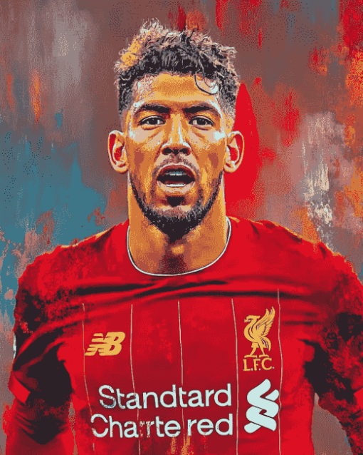 Roberto Firmino Football Stars Diamond Painting