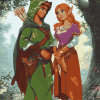 Robin Hood Marian Animation Diamond Painting