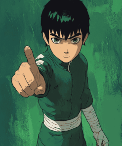 Rock Lee Anime Masterpiece Diamond Painting