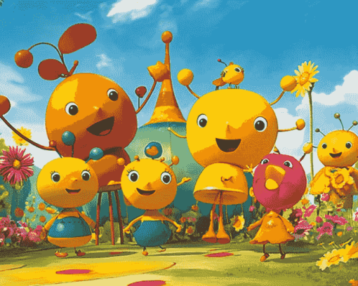 Rolie Polie Olie Animated Series Diamond Painting