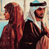 Romantic Arabian Lovers Diamond Painting