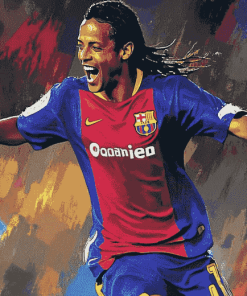 Ronaldinho Football Icon Diamond Painting